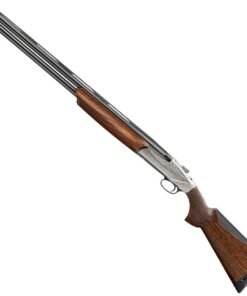 Benelli 828 U Engraved Nickel Plated 12 Gauge 3in Left Hand Over Under Shotgun - 26in